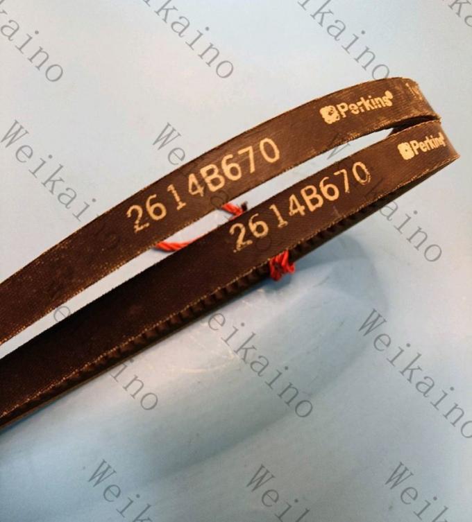 Genuine เพอร์กินส์ Fan Belt Original เพอร์กินส์ Diesel Engine Spare Parts 2614b647 2614b642 2614b643 2614b668 2614b670 2614b677 2614b674 2614b661