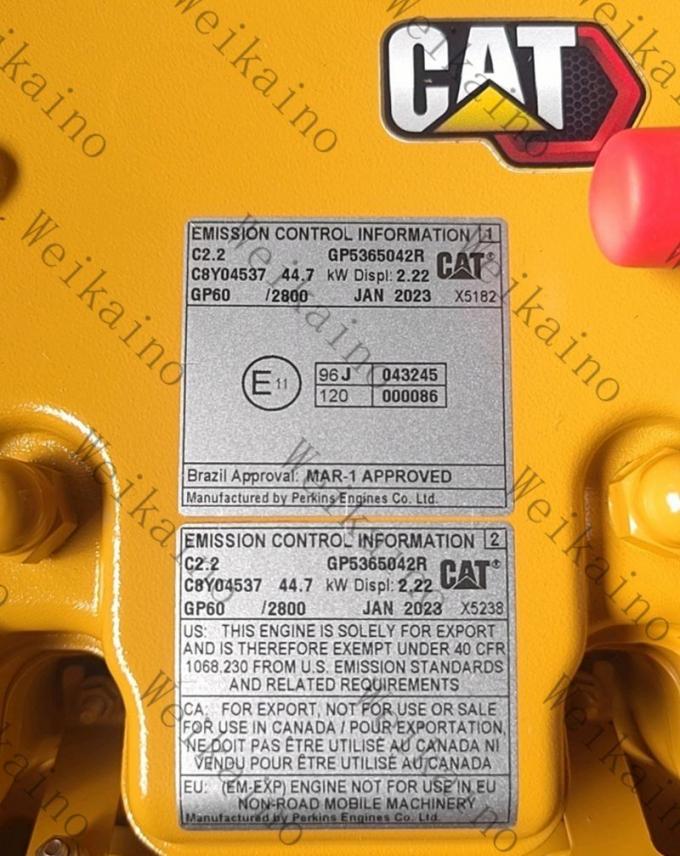 C2.2 Brand New Cater Pillar Industrial Diesel Complete Engine for Cater Pillar รถขุด